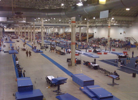 The six gyms at Navy Pier