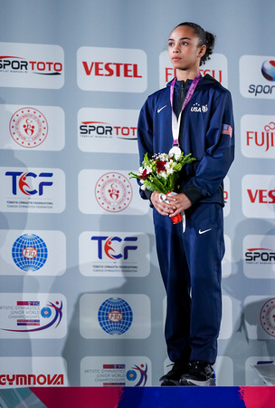 Hezly Rivera - Floor exercise silver medalist
