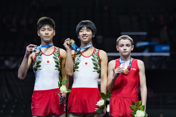 Men's Junior Trampoline Medalists