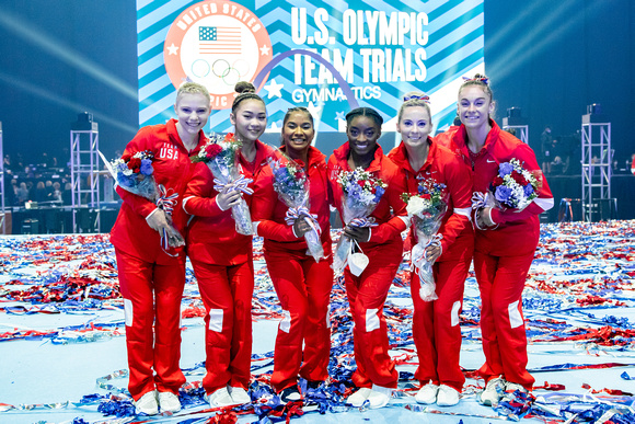 Women's Gymnastics U.S. Olympic Team and Individual Competitors