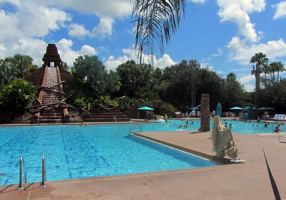 The pool at the Coronado Springs Resort