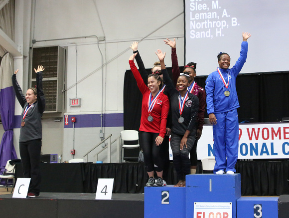 Floor Exercise medalists