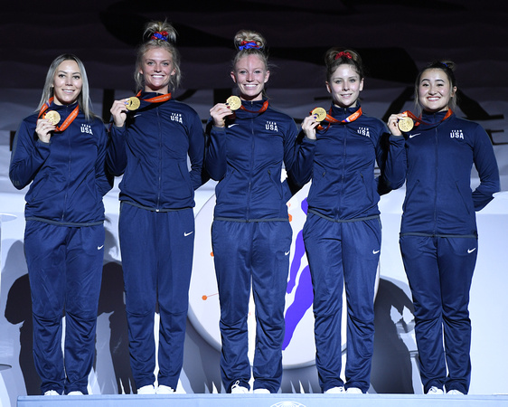 Team USA - Women's Double Mini Gold Medalists