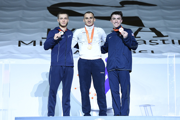 Men's Tumbling medalists