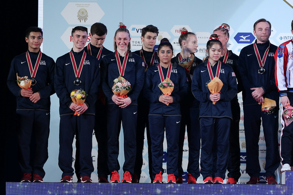 Team USA: team all-around silver medalists