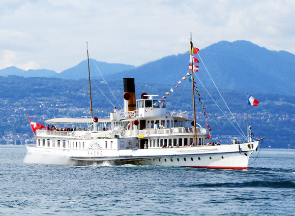 While at WG2011, one of the popular excursions is a 30-min. ferry ride to Evian, France.