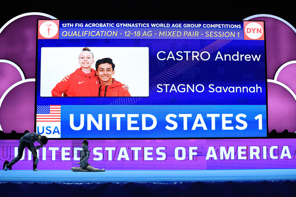 Andrew Castro and Savannah Stagno