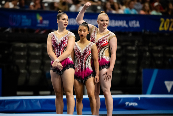 Isabel Chang, Sydney Martin & Maria Wooden - Women's Group Balance Qualification